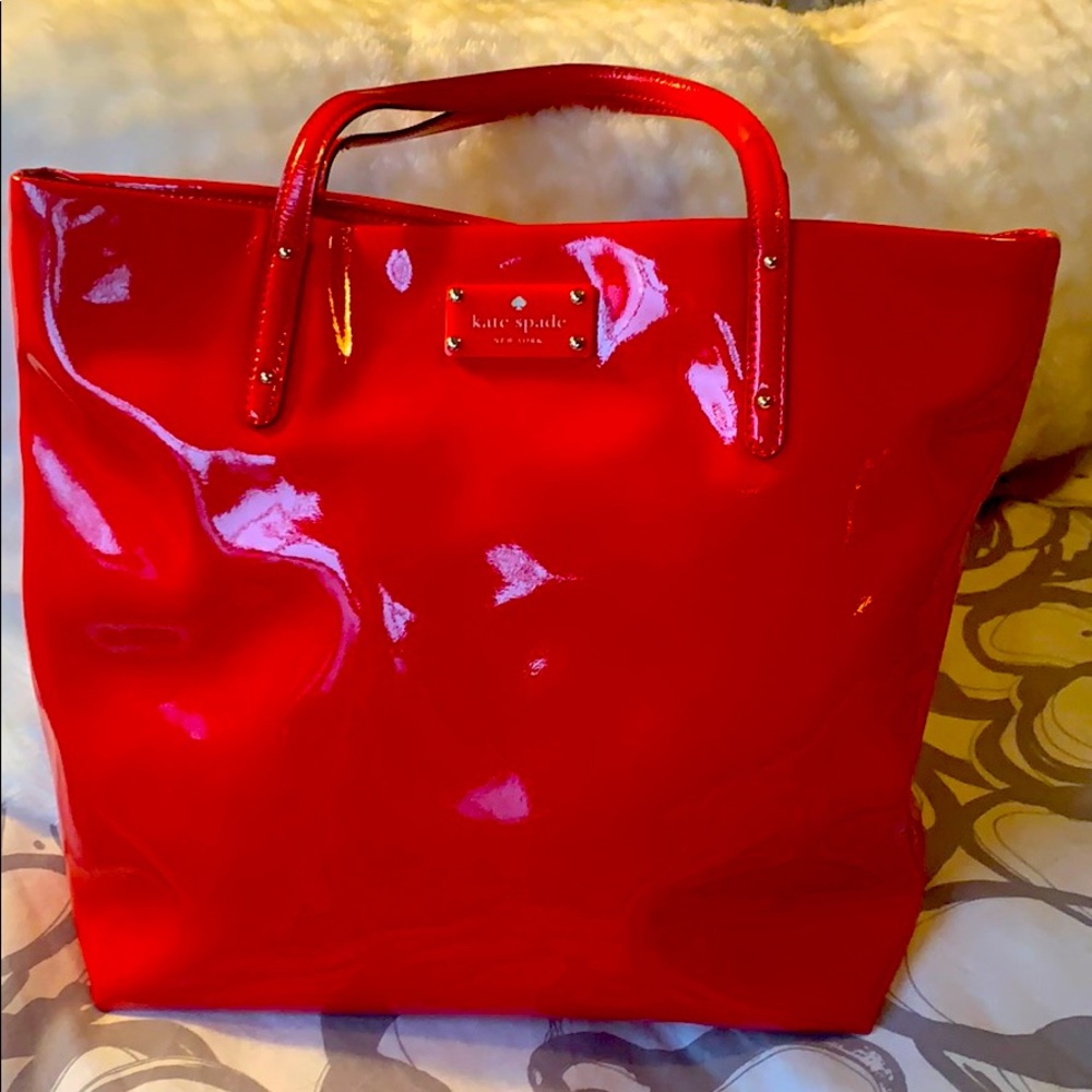 Kate Spade-Red Patent leather purse